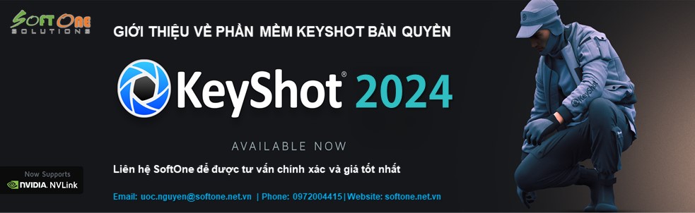Phần mềm KeyShot Pro. Mua bản quyền phần mềm KeyShot Pro